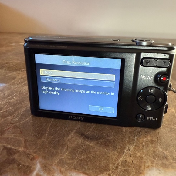 Sony Cyber-Shot DSC-W800/20.1 M/ 5x Digital Camera Black and Memory Card TESTED - Picture 7 of 9